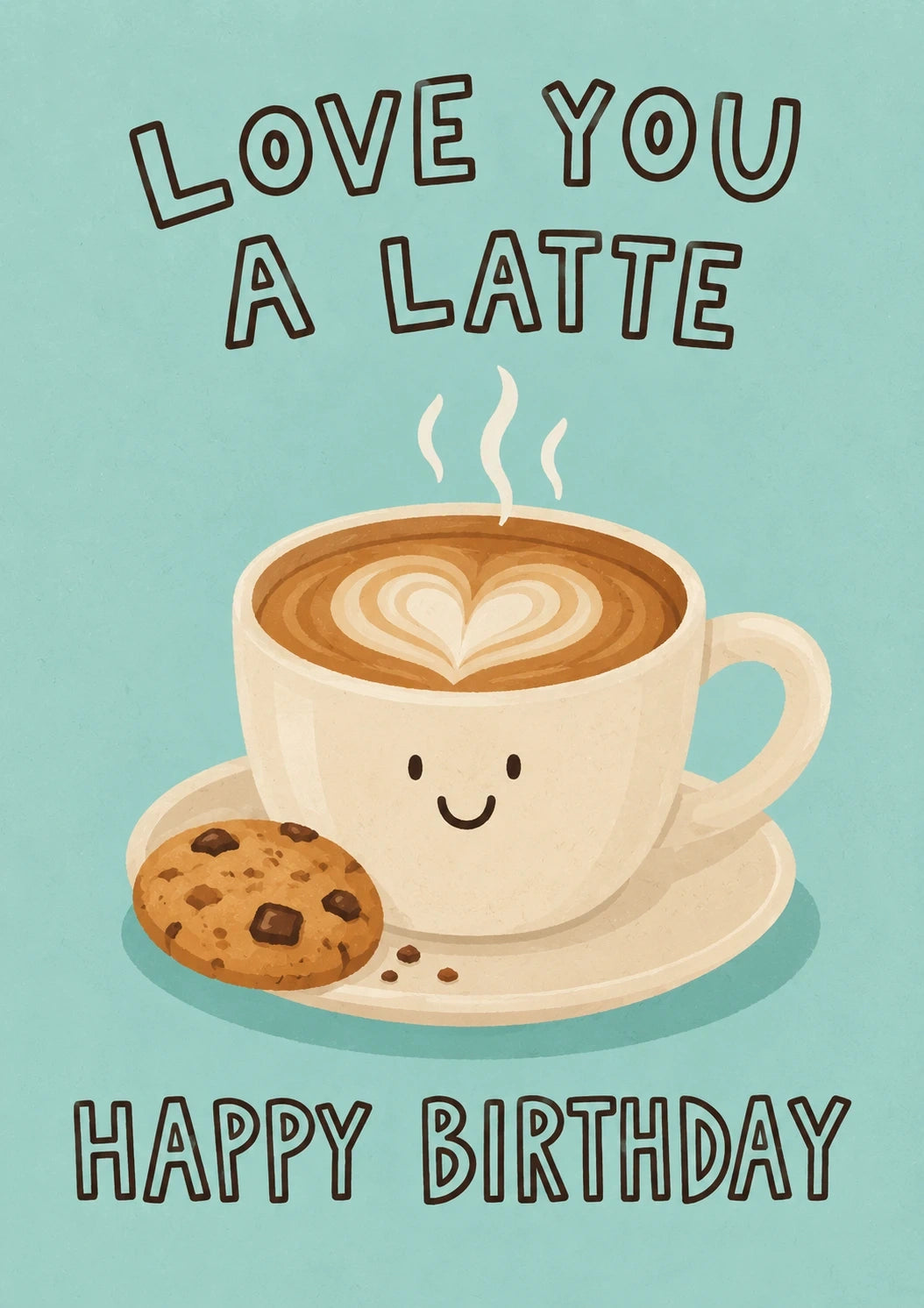Birthdays - Personalised Card — with punch holes