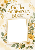 Load image into Gallery viewer, Anniversary - Personalised Card — with punch holes
