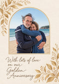 Load image into Gallery viewer, Anniversary - Personalised Card — with punch holes
