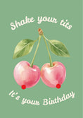 Load image into Gallery viewer, Birthdays - Personalised Card — with punch holes
