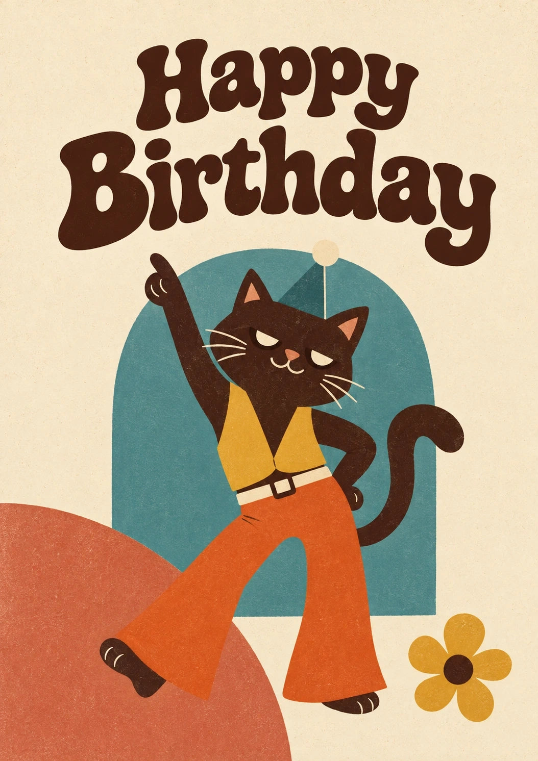 Birthdays - Personalised Card — with punch holes