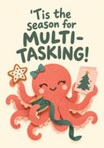 Load image into Gallery viewer, Christmas - Personalised Card — with punch holes
