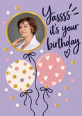 Load image into Gallery viewer, Birthdays - Personalised Card — with punch holes
