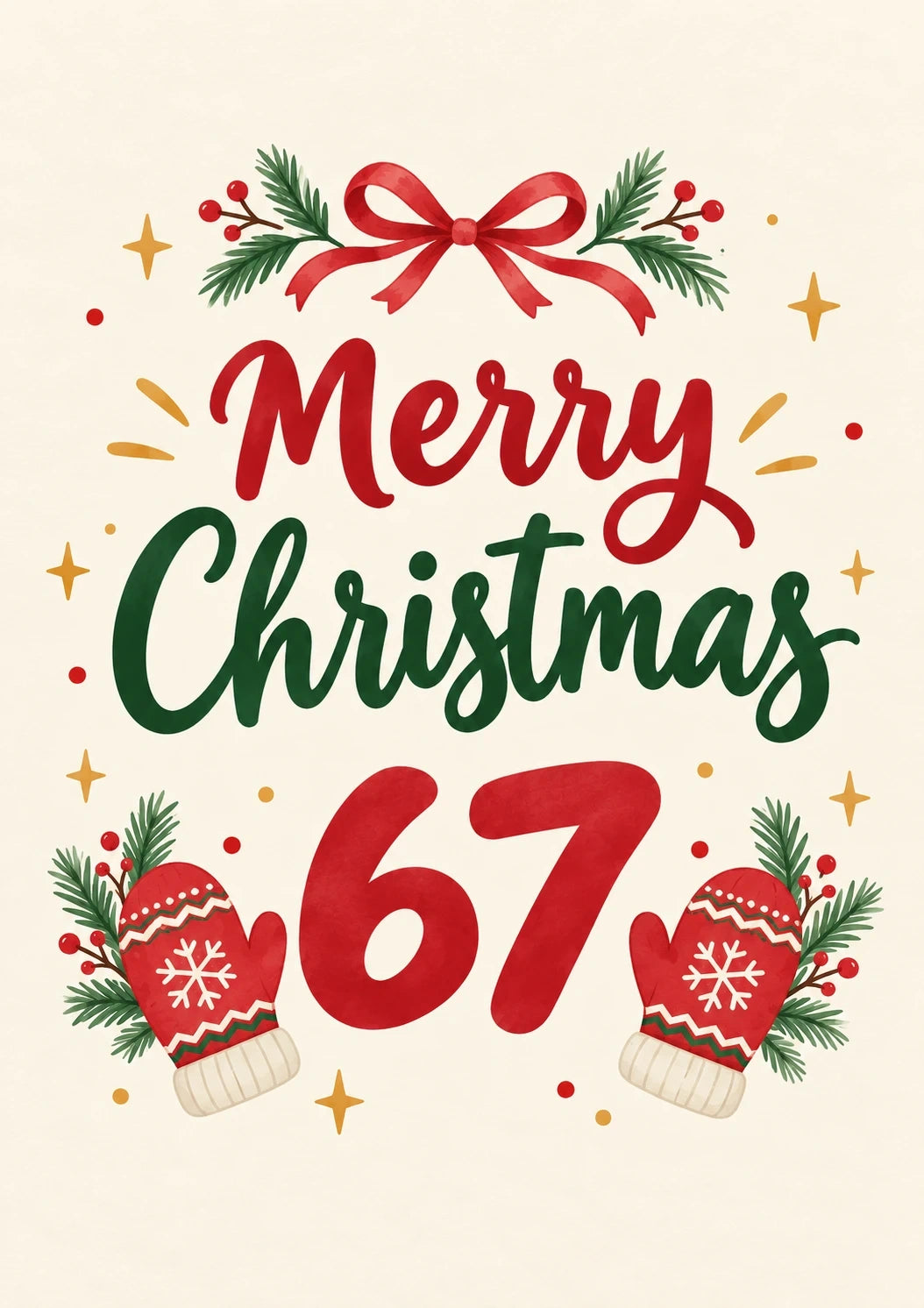 Christmas - Personalised Card — with punch holes