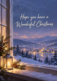 Load image into Gallery viewer, Christmas - Personalised Card — with punch holes
