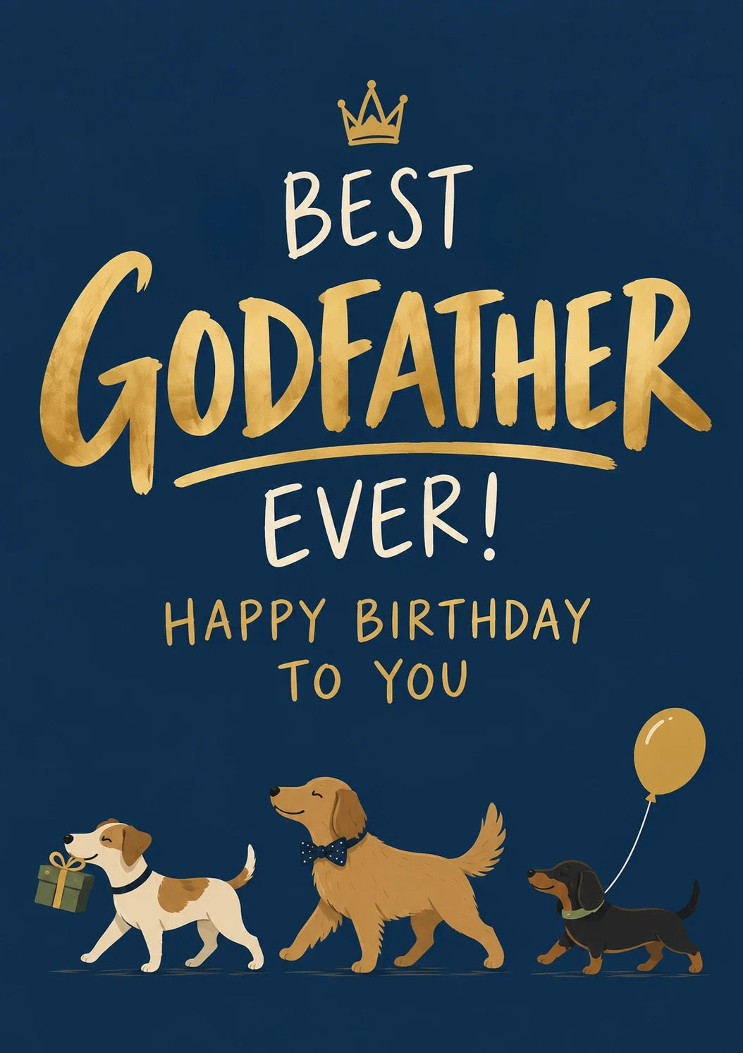 Birthdays - Personalised Card — with punch holes