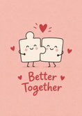 Load image into Gallery viewer, Valentine's day - Personalised Card — with punch holes
