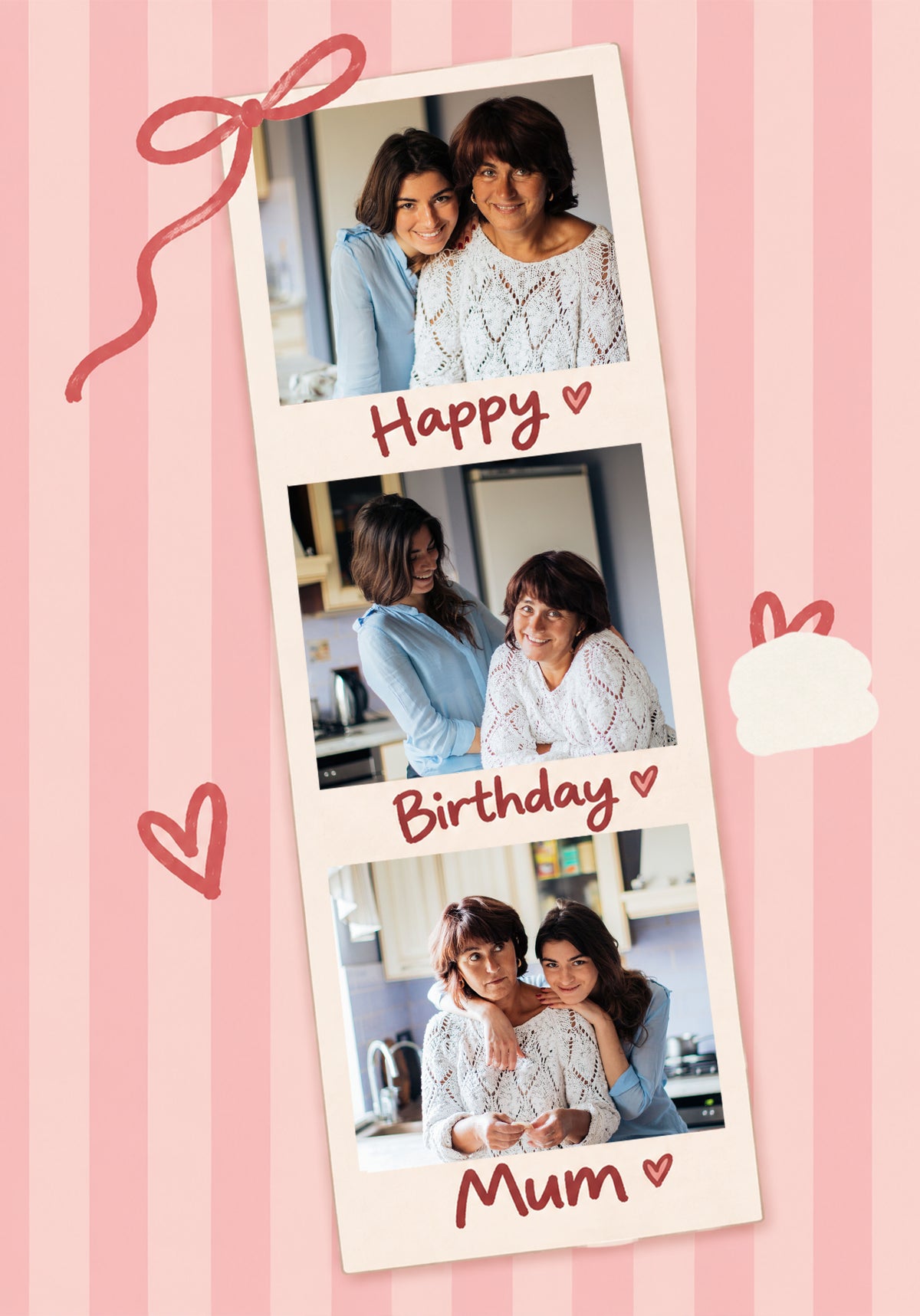 Happy Birthday Mum Photo Upload Birthday Card for Her