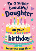 Load image into Gallery viewer, Birthdays - Personalised Card — with punch holes

