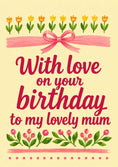 Load image into Gallery viewer, Birthdays - Personalised Card — with punch holes
