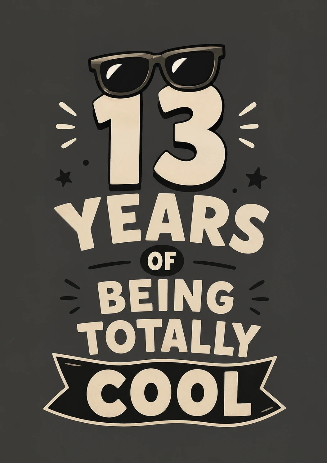 Birthdays - Personalised Card — with punch holes