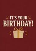 Load image into Gallery viewer, Birthdays - Personalised Card — with punch holes
