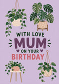 Load image into Gallery viewer, Hanging Houseplants Mum 95th Birthday Card for Her
