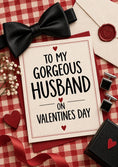 Load image into Gallery viewer, Valentine's day - Personalised Card — with punch holes
