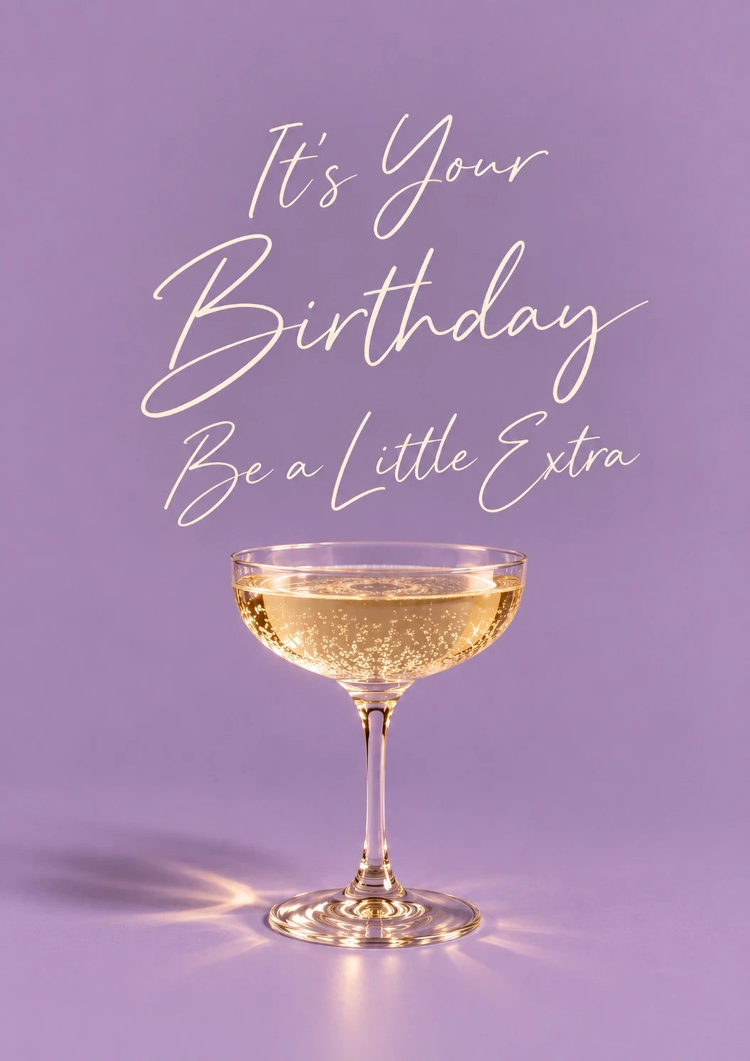 Birthdays - Personalised Card — with punch holes