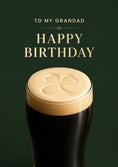 Load image into Gallery viewer, Pint of Stout Shamrock Grandad 90th Birthday Card for Him

