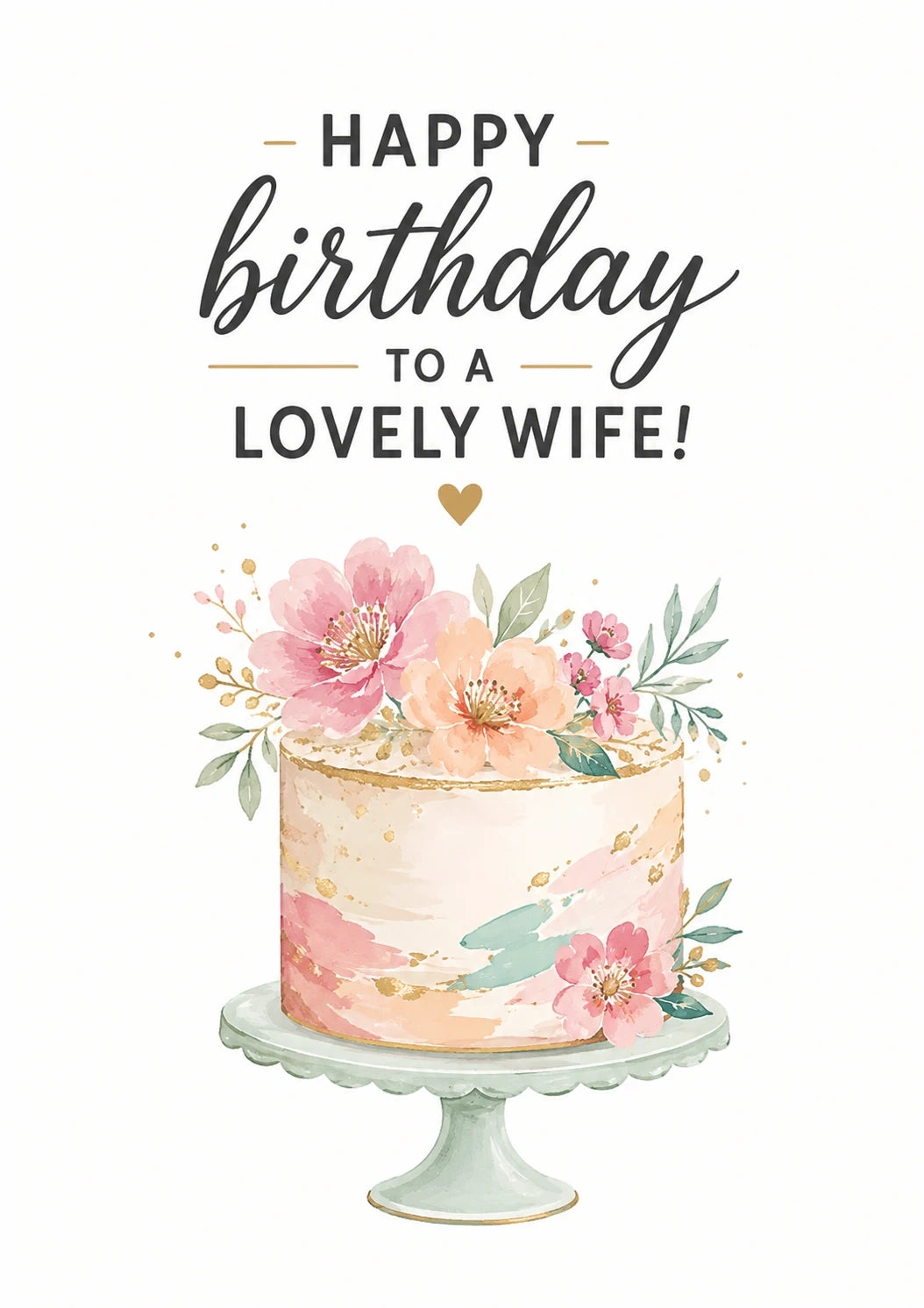 Birthdays - Personalised Card — with punch holes