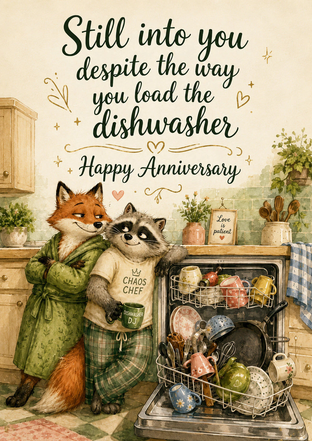 Anniversary Personalised Card