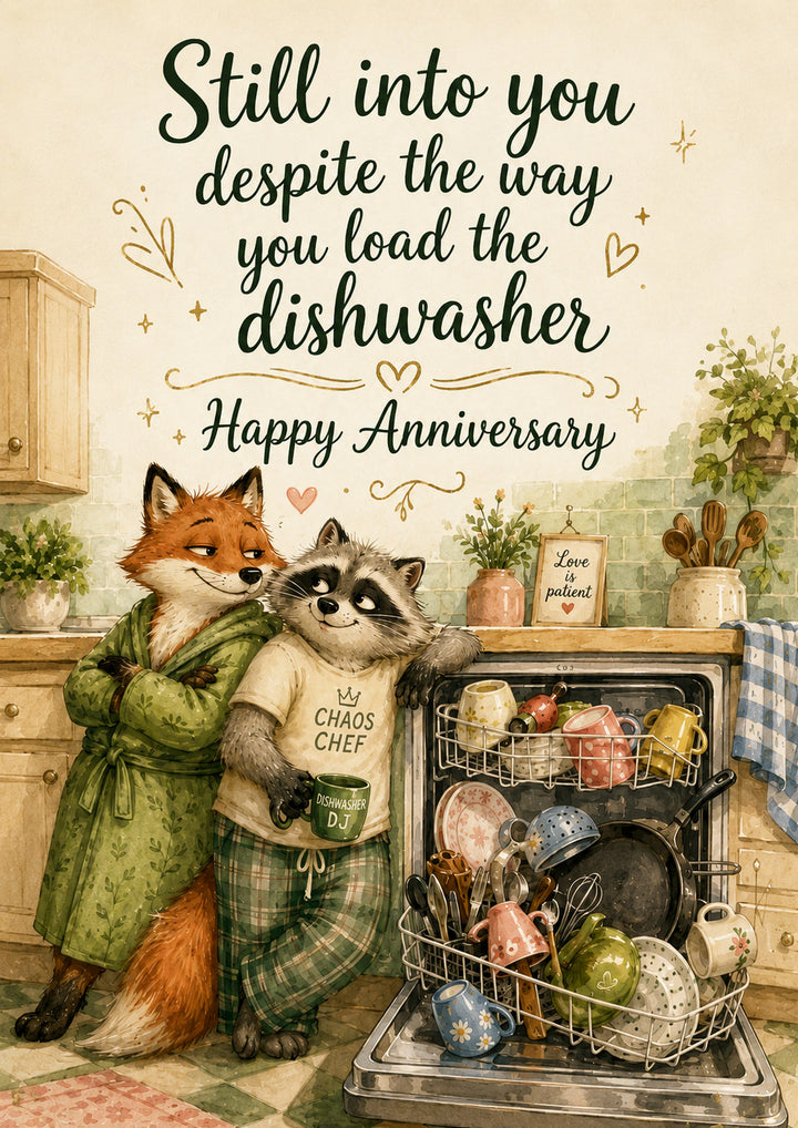 Anniversary Personalised Card