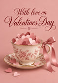 Load image into Gallery viewer, Valentine's day - Personalised Card — with punch holes

