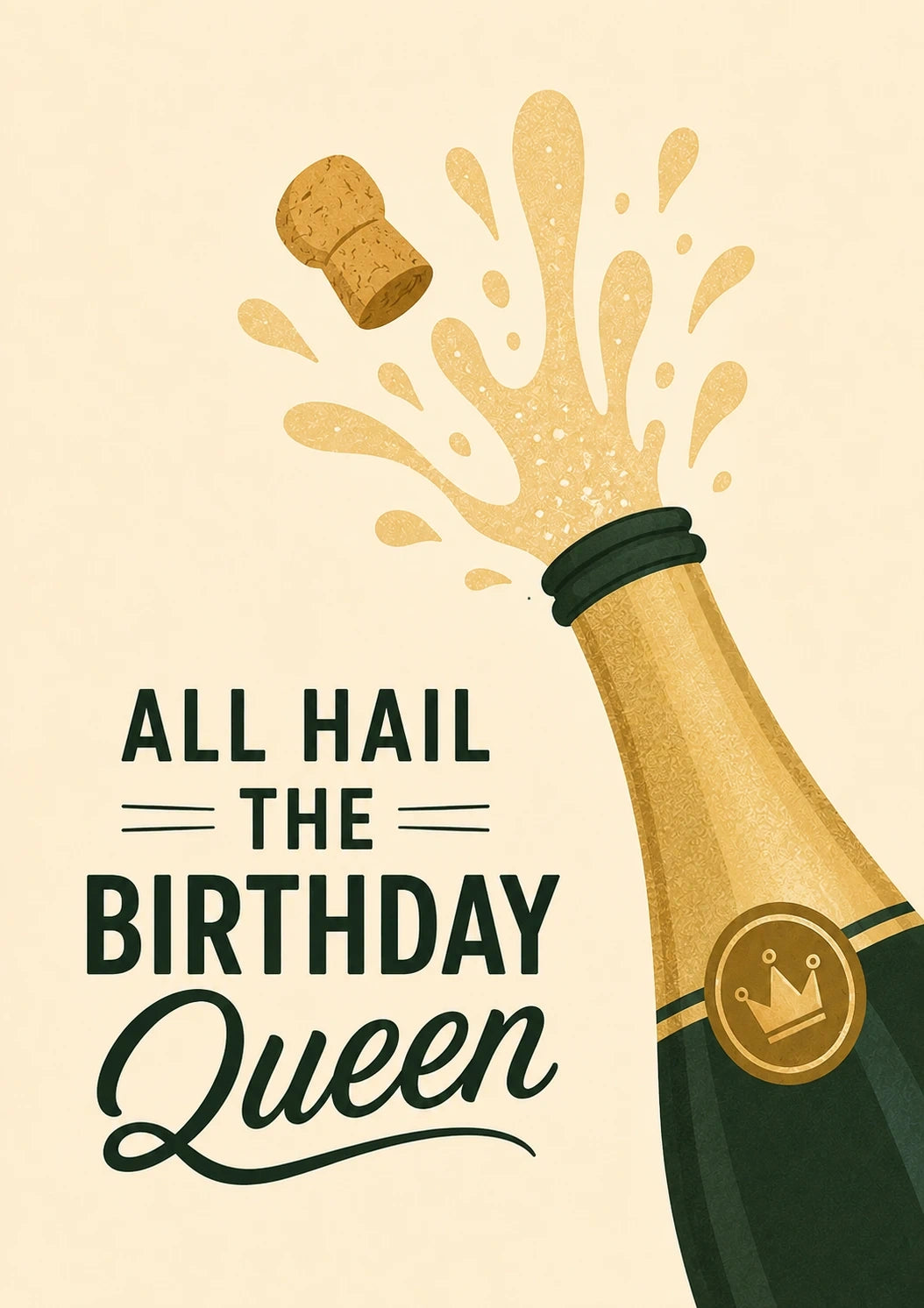 Birthdays - Personalised Card — with punch holes