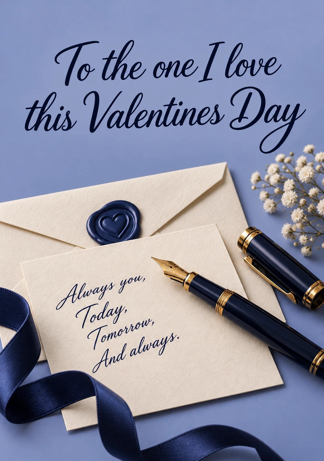 Valentine's day - Personalised Card — with punch holes