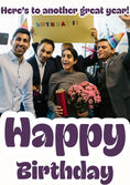 Load image into Gallery viewer, Here's to Another Great Year Photo Upload Birthday Card
