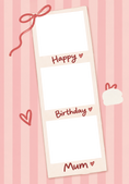 Load image into Gallery viewer, Happy Birthday Mum Photo Upload Birthday Card for Her
