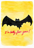 Load image into Gallery viewer, Funny Batty For You Halloween Card
