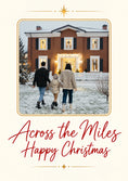 Load image into Gallery viewer, Across the Miles Photo Upload Christmas Card for Cousin
