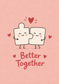 Load image into Gallery viewer, Puzzle Pieces Better Together Valentine's Day Card for Fiancé
