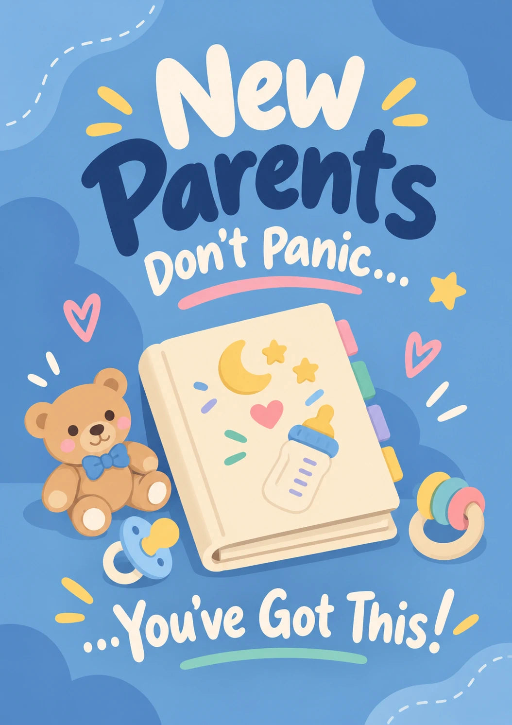Funny Don't Panic You've Got This New Baby Card for Friend