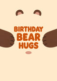 Load image into Gallery viewer, Cute Bear Hugs Birthday Card
