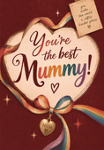 Load image into Gallery viewer, Rainbow Heart Best Mummy Birthday Card for Her
