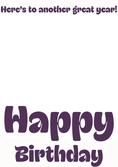 Load image into Gallery viewer, Here's to Another Great Year Photo Upload Birthday Card

