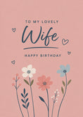 Load image into Gallery viewer, Birthdays - Personalised Card — with punch holes
