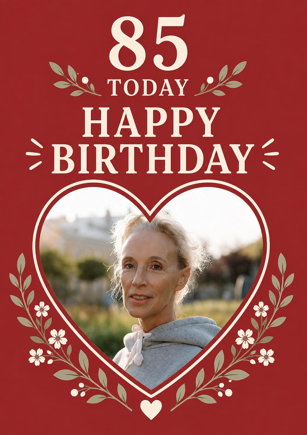 Birthdays - Personalised Card — with punch holes