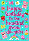 Load image into Gallery viewer, Birthdays - Personalised Card — with punch holes
