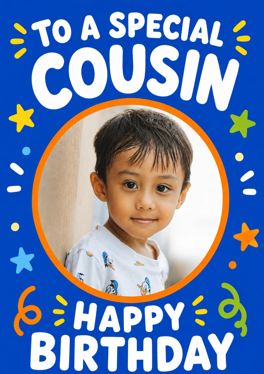 To a Special Cousin Photo Upload Birthday Card for Him