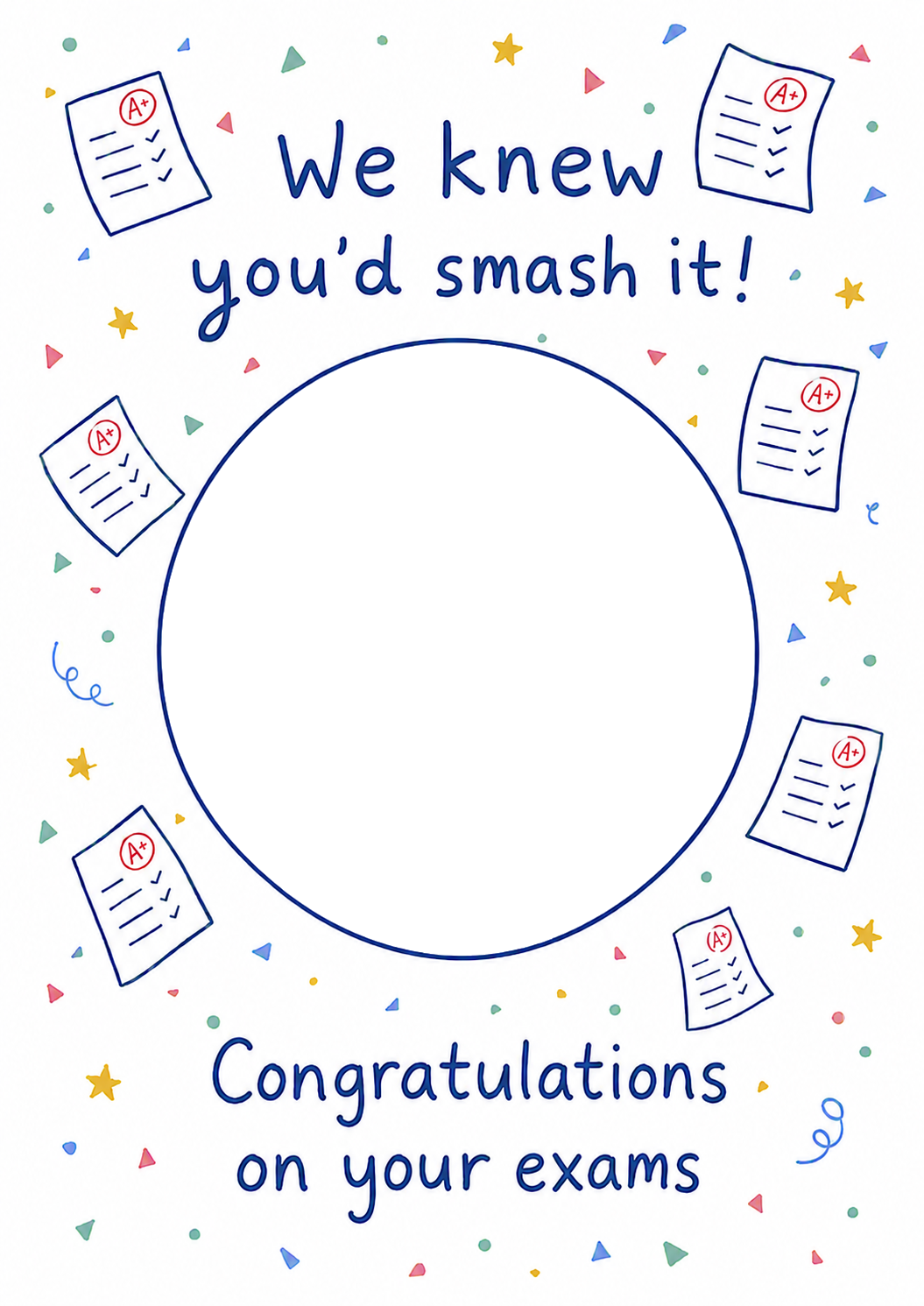 We Knew You'd Smash It Photo Upload Congratulations Card
