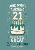 Load image into Gallery viewer, Birthdays - Personalised Card — with punch holes
