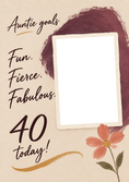 Load image into Gallery viewer, Birthdays - Personalised Card — with punch holes
