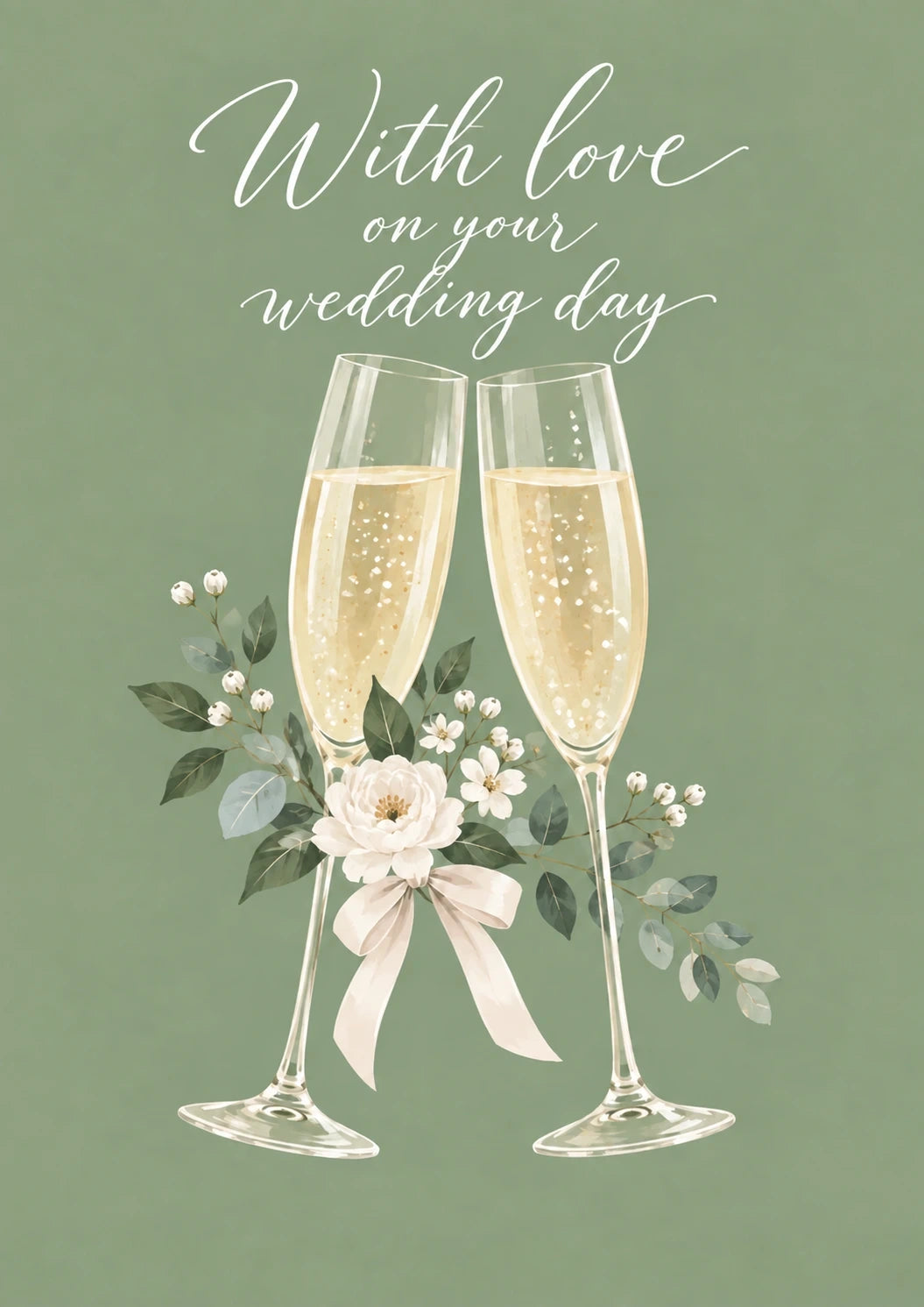 Weddings - Personalised Card — with punch holes