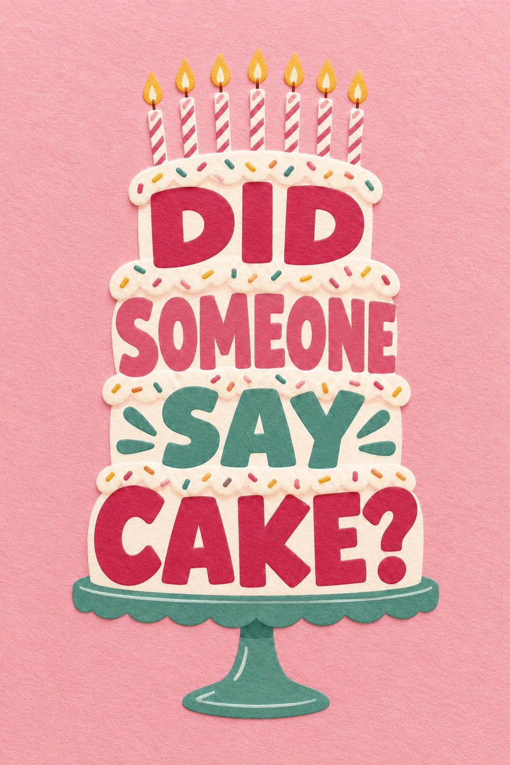 Birthdays - Personalised Card — with punch holes