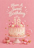 Load image into Gallery viewer, Birthdays - Personalised Card — with punch holes
