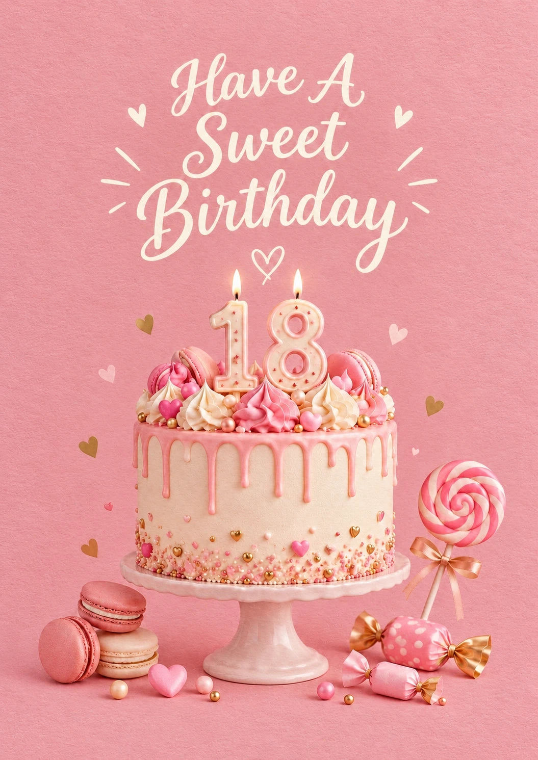 Birthdays - Personalised Card — with punch holes
