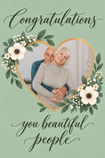 Load image into Gallery viewer, Weddings - Personalised Card — with punch holes
