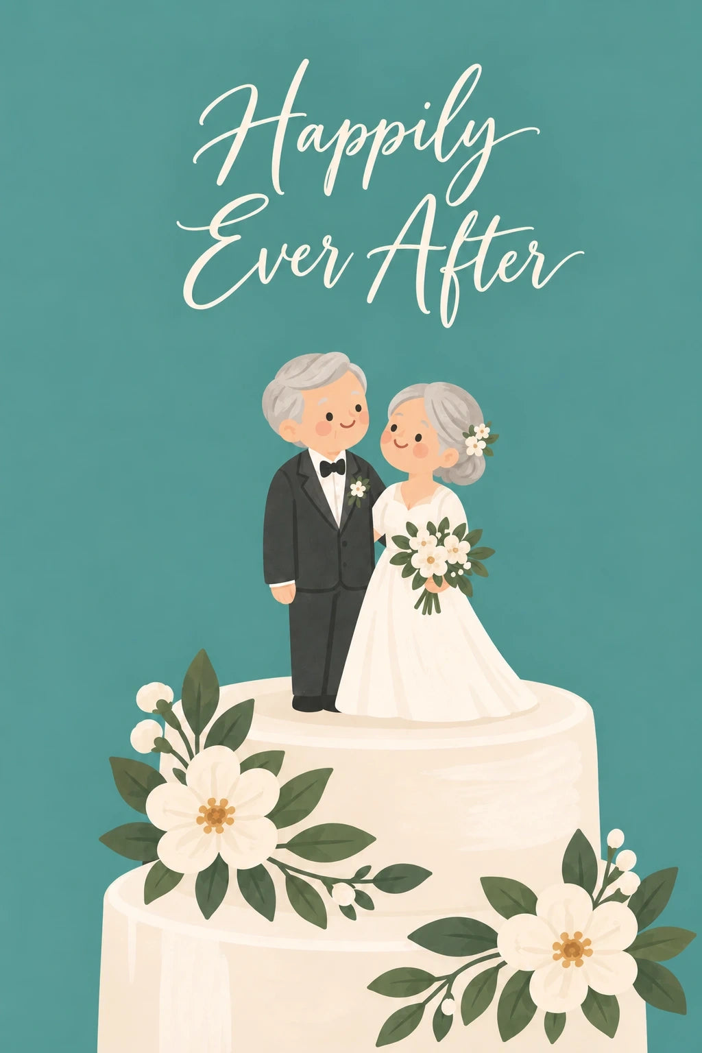 Weddings - Personalised Card — with punch holes