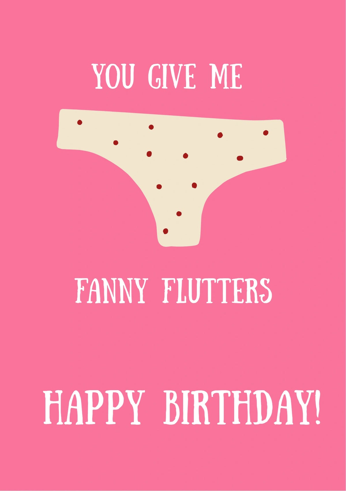 Birthdays - Personalised Card — with punch holes