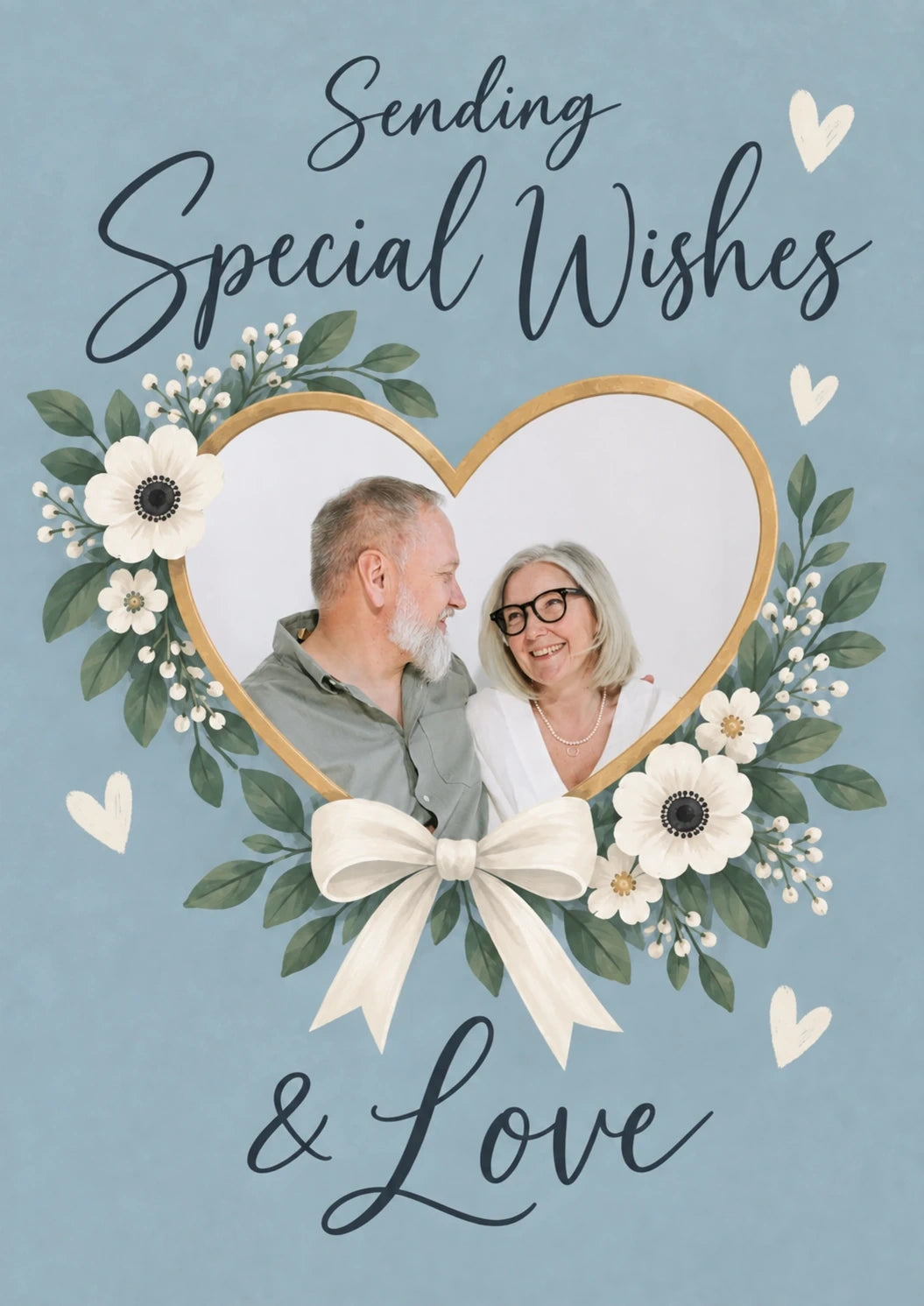 Weddings - Personalised Card — with punch holes